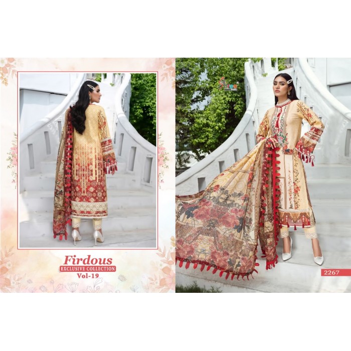Shree Fabs Firdous Vol 19 Pure Cotton Pakistani Salwar Suits
